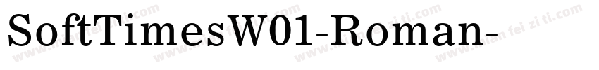 SoftTimesW01-Roman字体转换