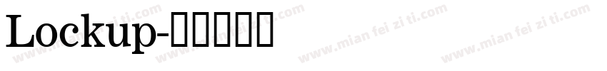 Lockup字体转换
