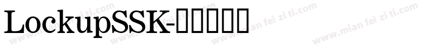 LockupSSK字体转换