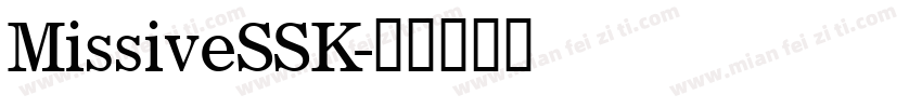 MissiveSSK字体转换