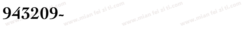 943209字体转换