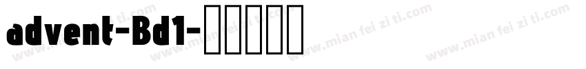 advent-Bd1字体转换