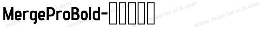 MergeProBold字体转换