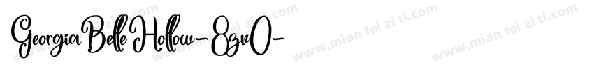 GeorgiaBelleHollow-8zv0字体转换