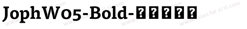 JophW05-Bold字体转换