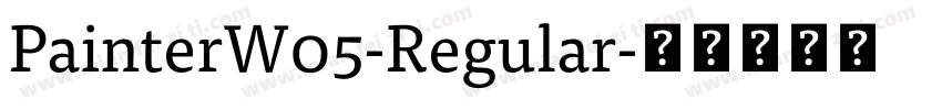 PainterW05-Regular字体转换