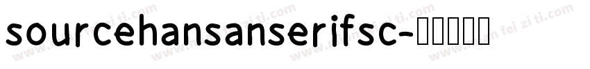 sourcehansanserifsc字体转换