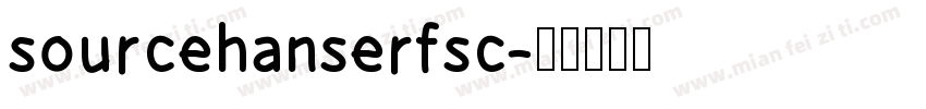 sourcehanserfsc字体转换