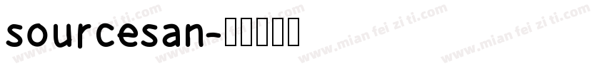 sourcesan字体转换