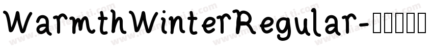 WarmthWinterRegular字体转换