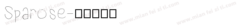 Sparose字体转换