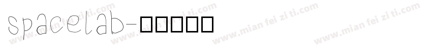 spacelab字体转换
