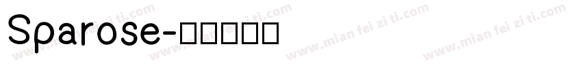 Sparose字体转换