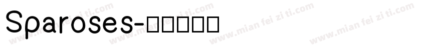 Sparoses字体转换