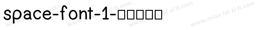 space-font-1字体转换