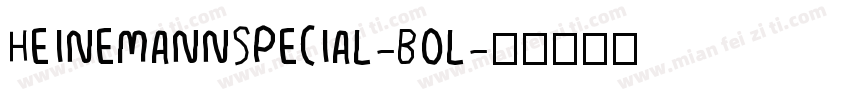 HeinemannSpecial-Bol字体转换