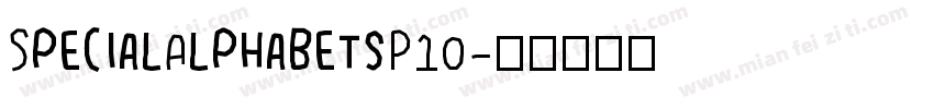 SpecialAlphabetsP10字体转换