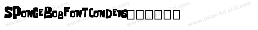 SpongeBobFontCondens字体转换