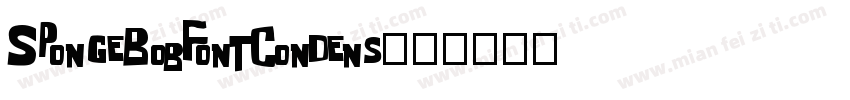 SpongeBobFontCondens字体转换