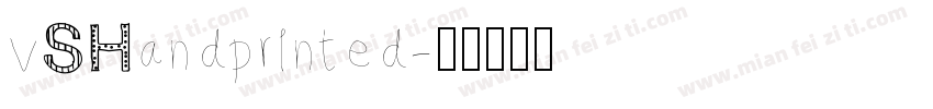 vSHandprinted字体转换