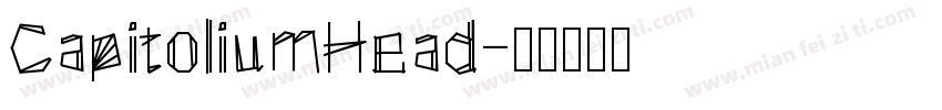 CapitoliumHead字体转换