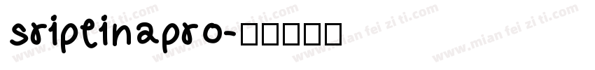 sriptinapro字体转换