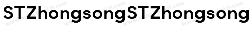 STZhongsongSTZhongsong字体转换