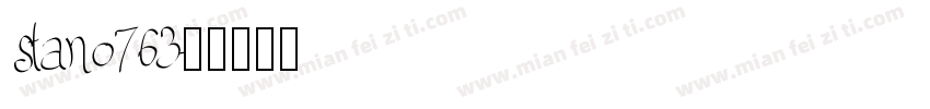 stan0763字体转换