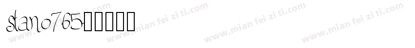 stan0765字体转换