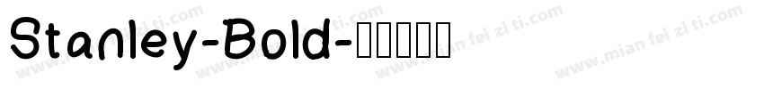 Stanley-Bold字体转换