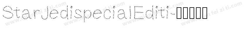 StarJedispecialEditi字体转换