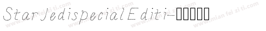 StarJedispecialEditi字体转换