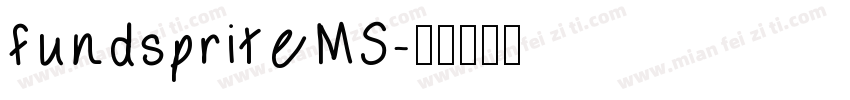 fundspriteMS字体转换