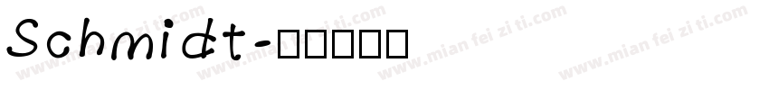 Schmidt字体转换