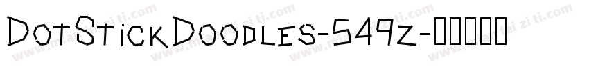 DotStickDoodles-549z字体转换