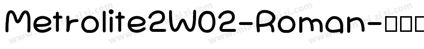 Metrolite2W02-Roman字体转换