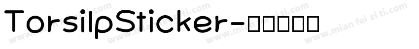 TorsilpSticker字体转换