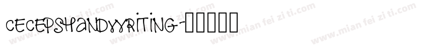 cecepshandwriting字体转换