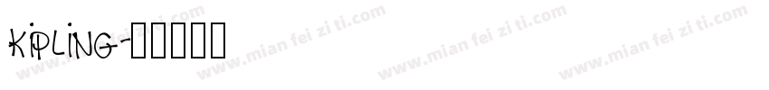kipling字体转换
