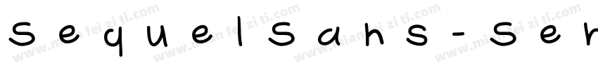 SequelSans-SemiBoldO字体转换