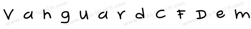 VanguardCFDemiBoldO字体转换