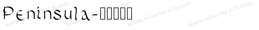 Peninsula字体转换