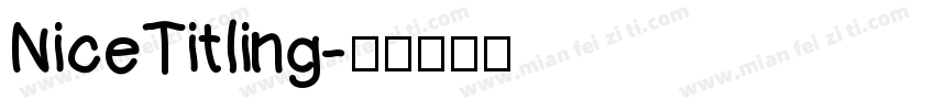 NiceTitling字体转换