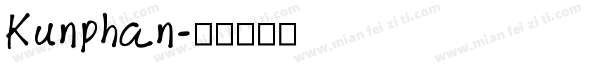 Kunphan字体转换