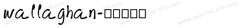 wallaghan字体转换