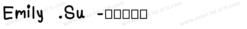 Emily.Su字体转换