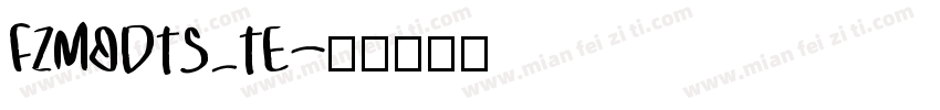 FZMODTS_TE字体转换