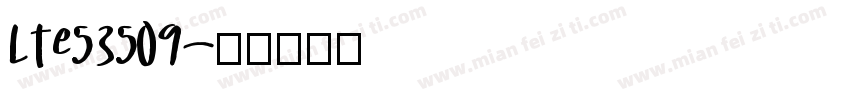 LTe53509字体转换