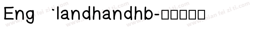 Englandhandhb字体转换