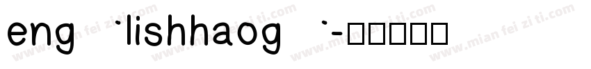 englishhaog字体转换